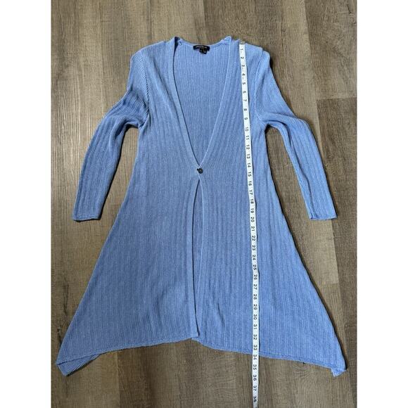 Lafayette 148 New York Loose Knit Button Front Linen Blend Cardigan Size Small - Picture 6 of 10